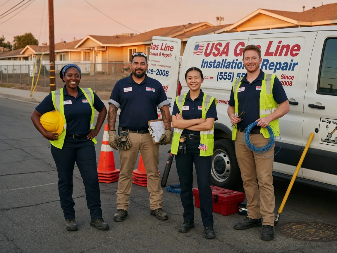 Gas Line Installation company in Amma, WV